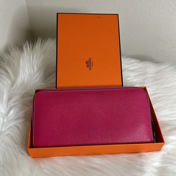💯Authentic Hermes Azap zipped Long Wallet 🍀 - Picture 14 of 16